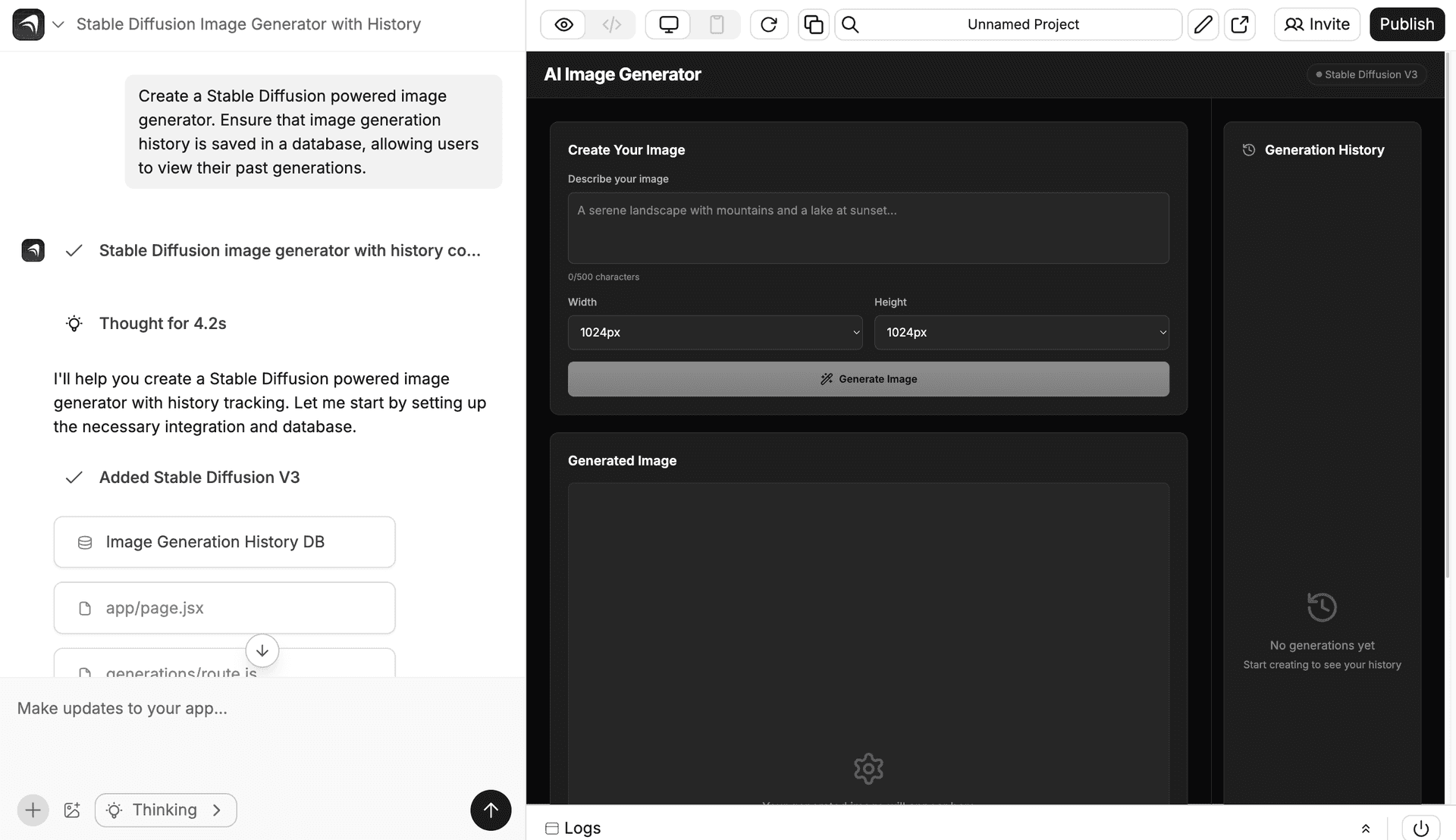 Creating Your App