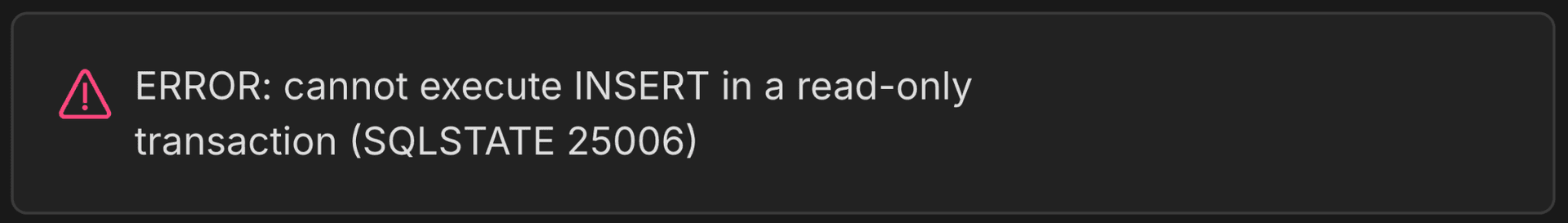 time travel error message