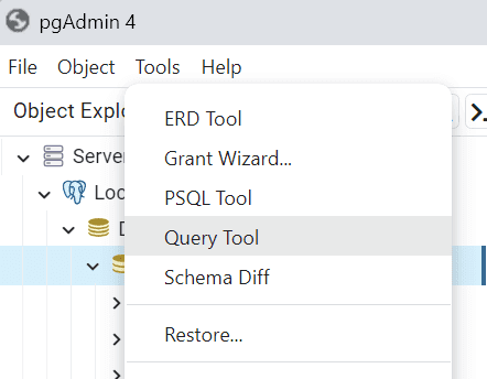 Connecting to PostgreSQL Database Server