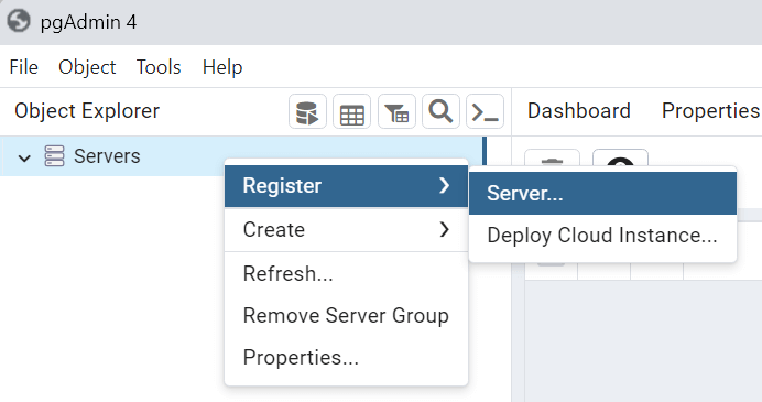 Connecting to PostgreSQL Database Server