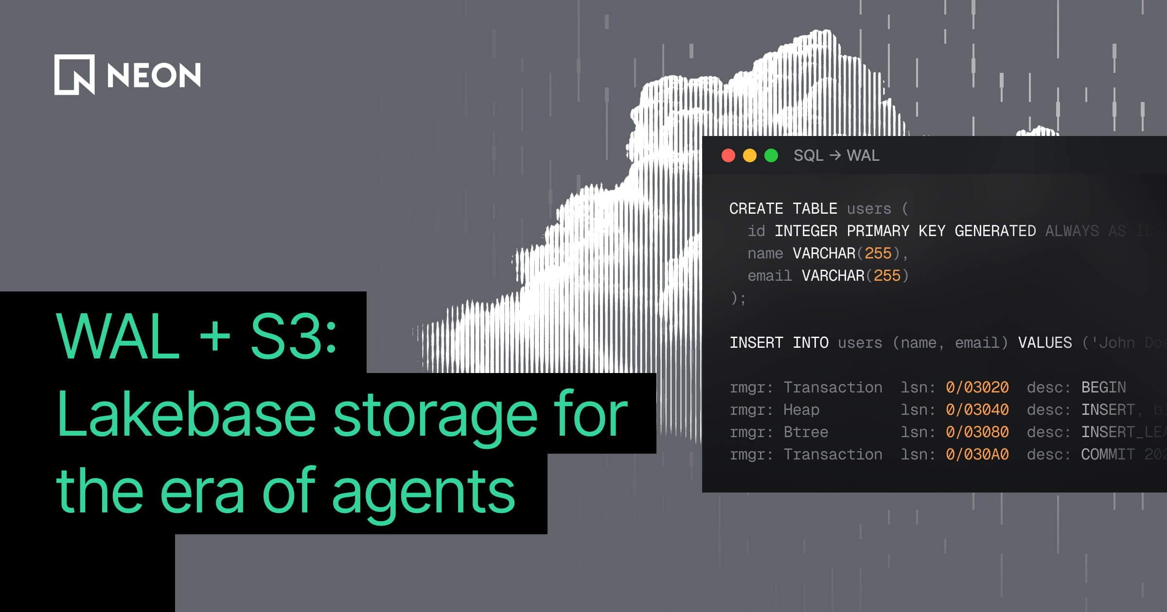 WAL + S3: Lakebase storage for the era of agents