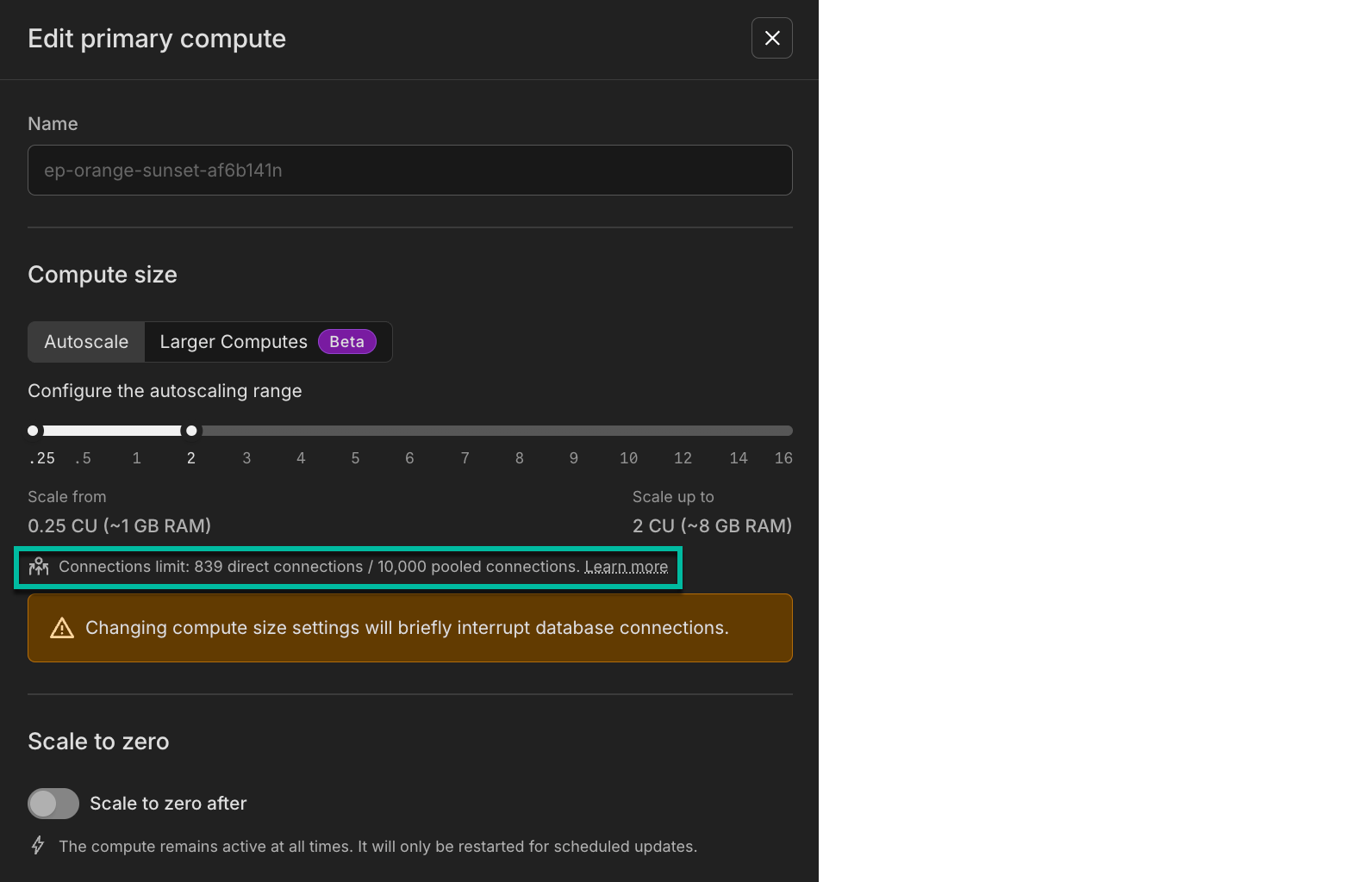 max_connections calculator
